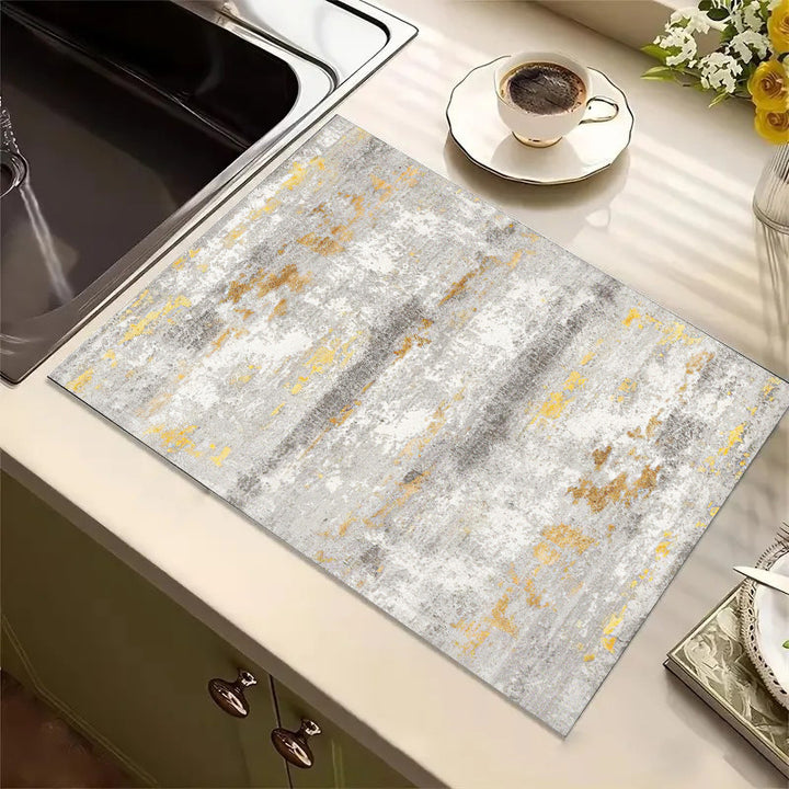 Abstract Geometric Kitchen Mat Stornfield