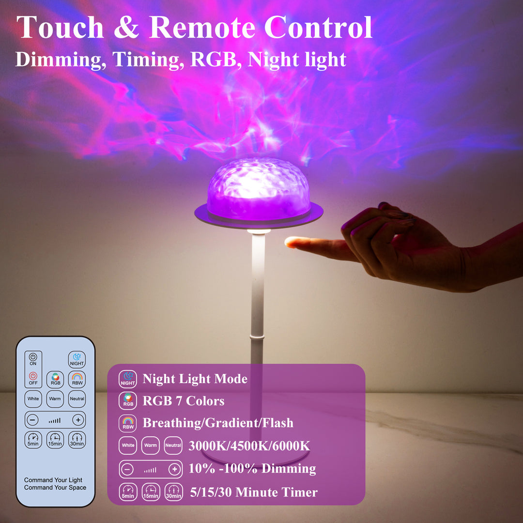 Modern Touch-Control Nightstand Lamp