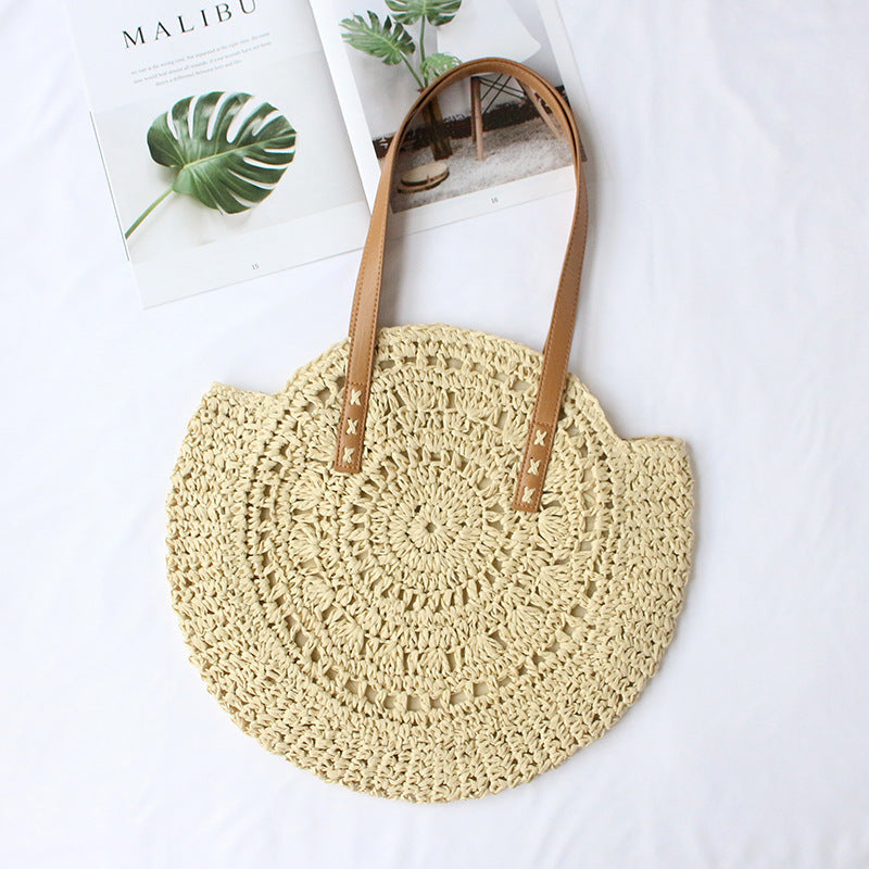 Round-woven beach bag Stornfield