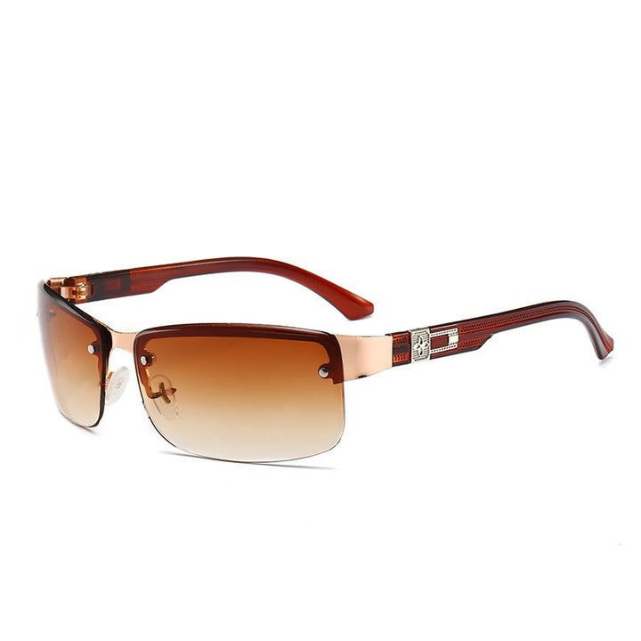 Ladies stylish square sunglasses with gold accents Stornfield