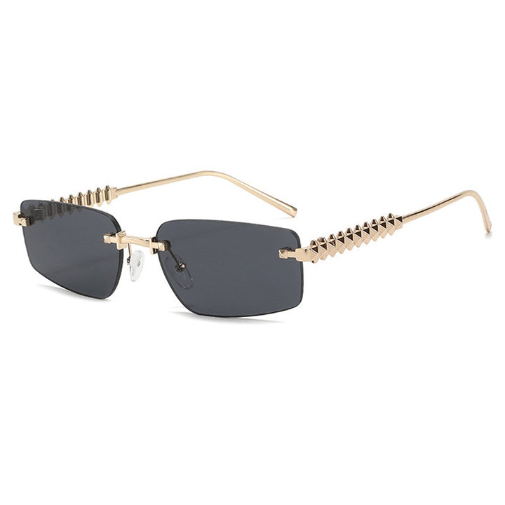 Women's square sunglasses with filigree frame and luxurious accents Stornfield
