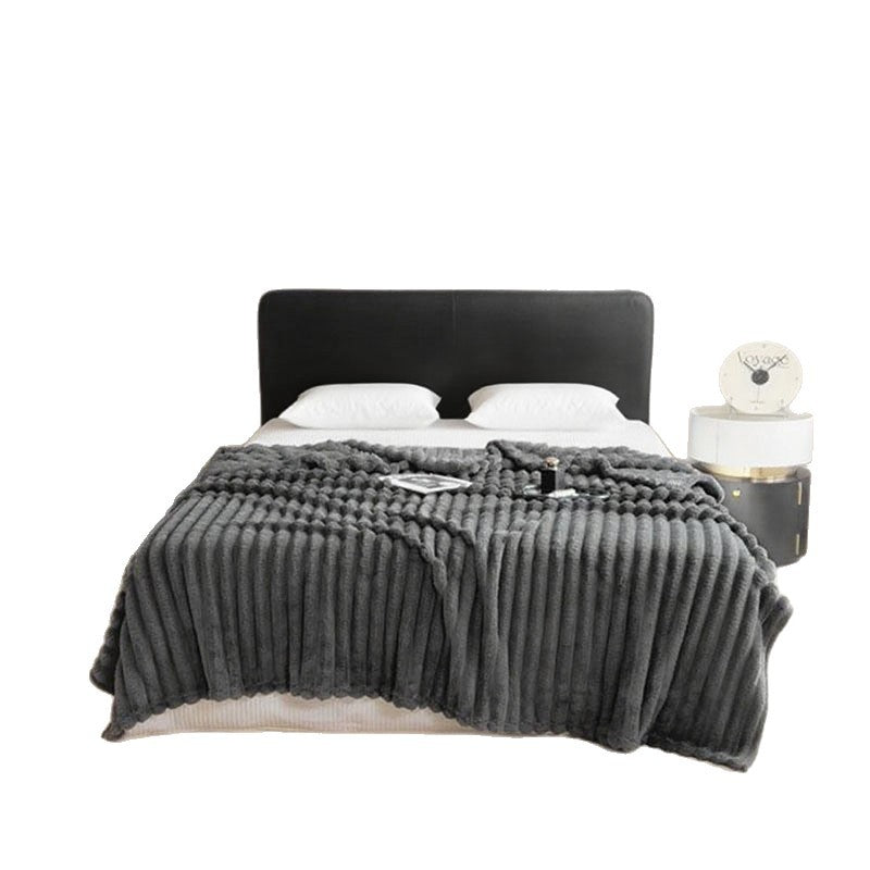 Women Plush Bedspread with Textured Design Stornfield