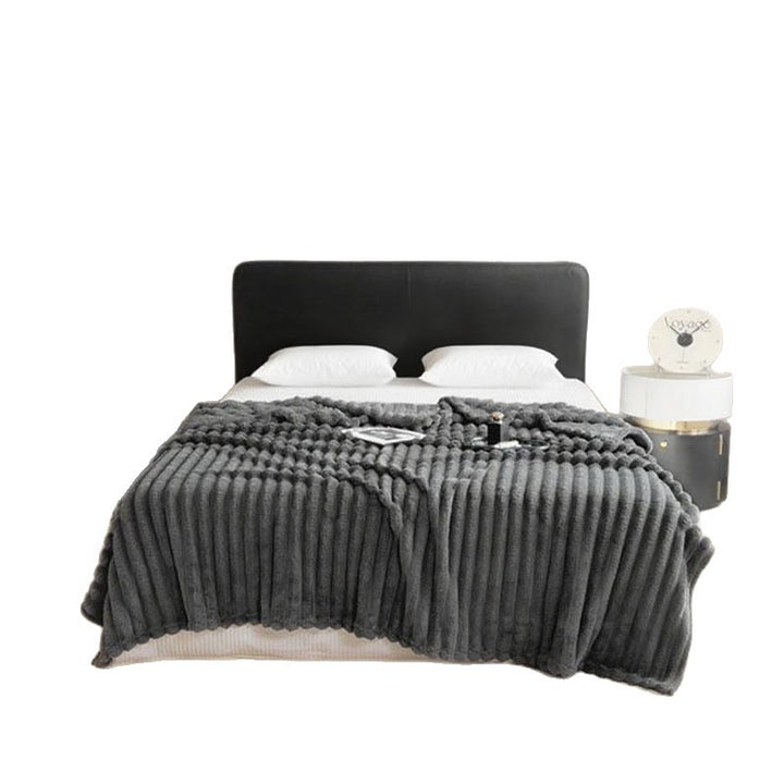 Women Plush Bedspread with Textured Design Stornfield