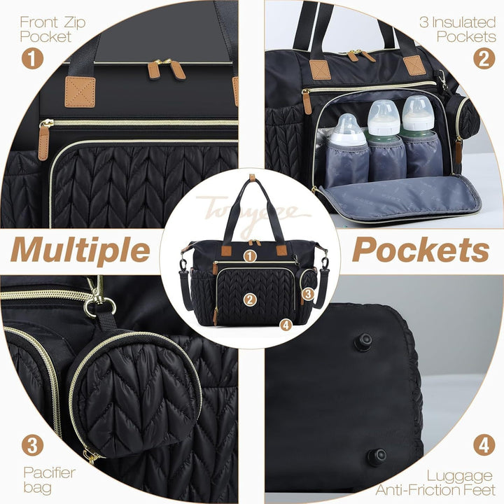 Practical diaper bag with insulated compartments Stornfield