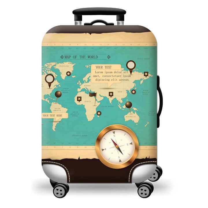 Hard Shell Luggage with Earth Design Stornfield