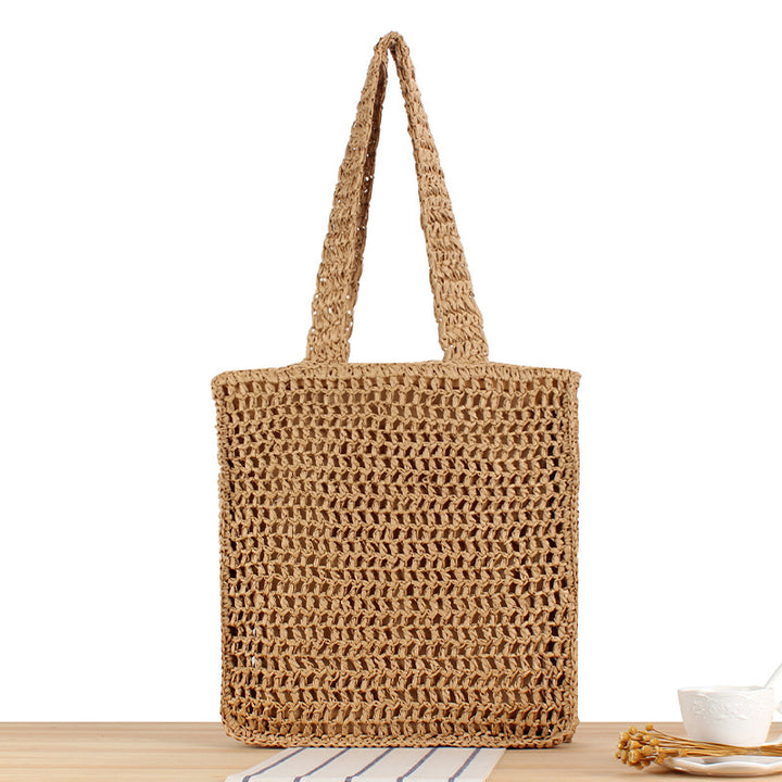 Braided Shopping Bag in Minimalistic Design Stornfield