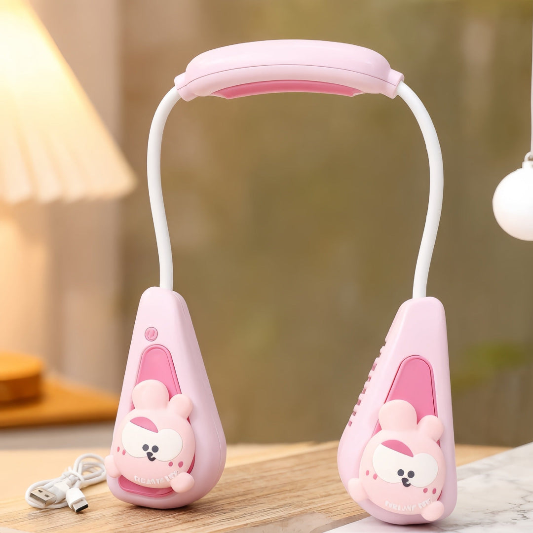 Ladies Portable Neck Fan with Cute Animal Design Stornfield