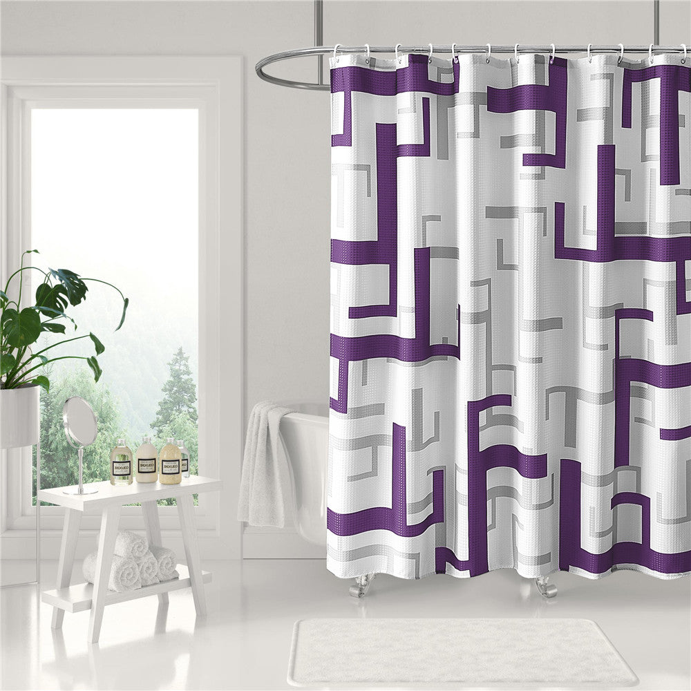 Modern Geometric Shower Curtain Stornfield