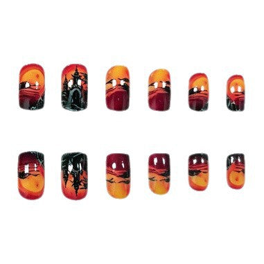 Artistic Halloween-Themed Nail Art Enhancements Stornfield 1789915591