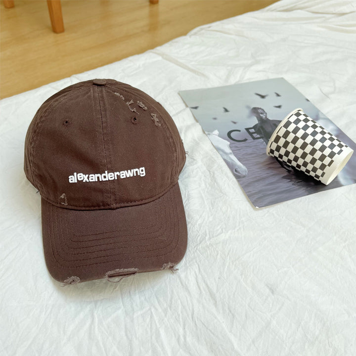 Unisex Distressed Cotton Baseball Cap Stornfield