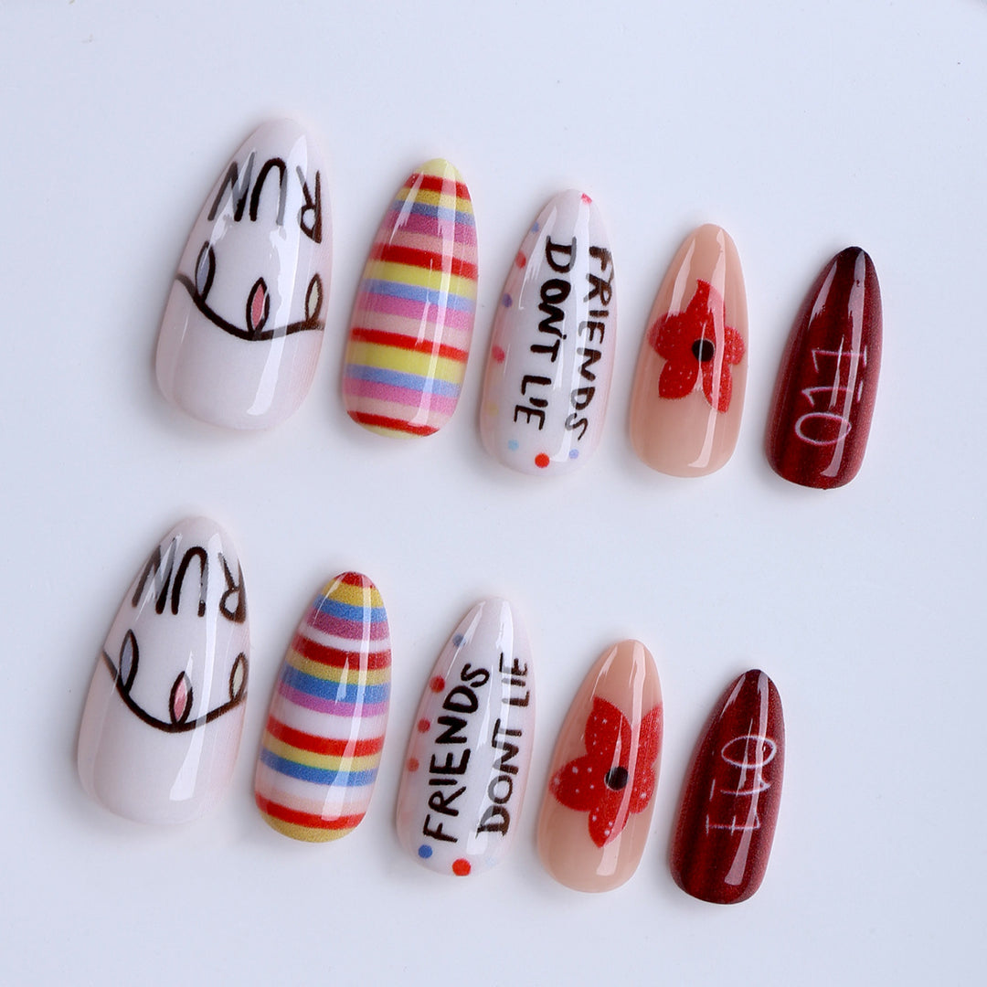 Creative Art Fingernails in Playful Design Stornfield