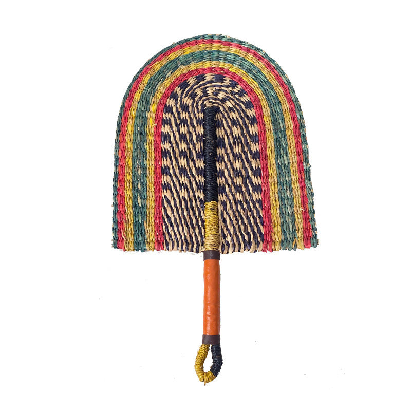 Ladies hand-woven fan made of natural material Stornfield