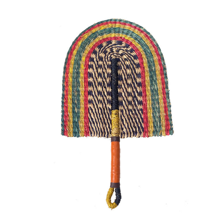 Ladies hand-woven fan made of natural material Stornfield