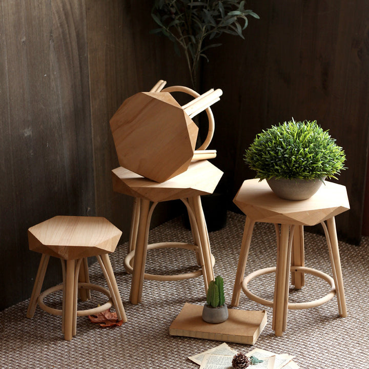 Modern stool made of high-quality Stornfield wood