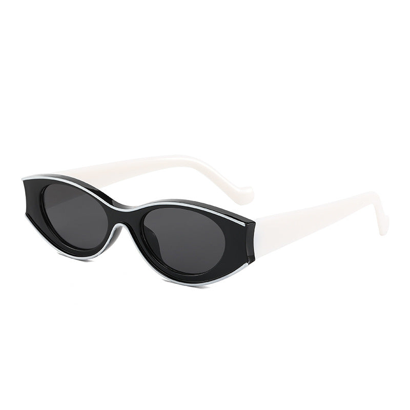 Women's Cat-Eye Sunglasses with Contrasting Frame Design Stornfield