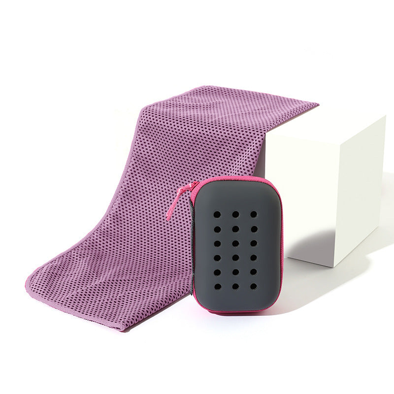 Ladies Cooling Microfiber Towel with Storage Case Stornfield
