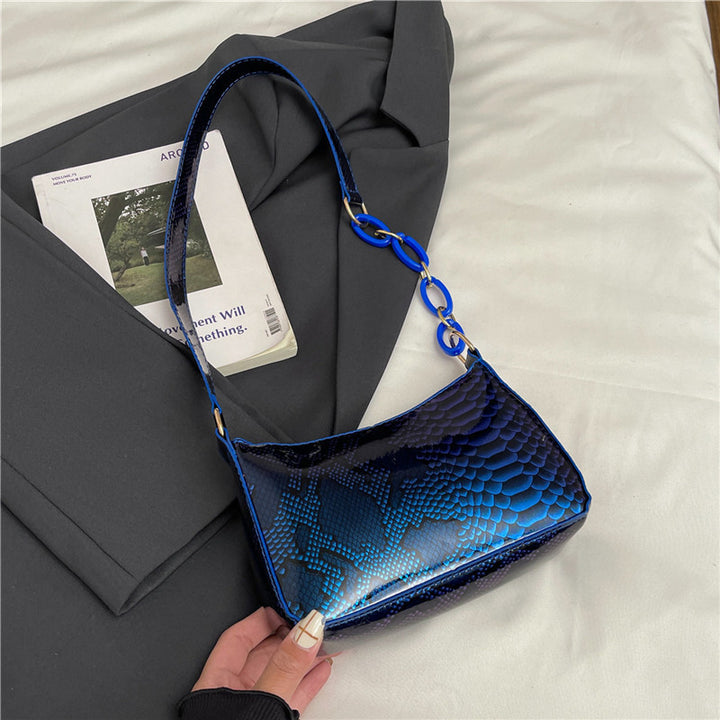 Stylish Textured Snakeskin Effect Handbag Stornfield