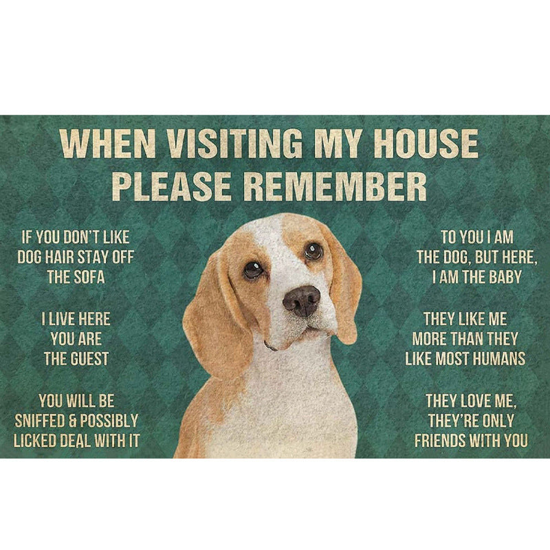 Fun Dog-Themed Door Mat Stornfield