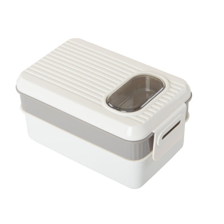 Stylish Dual-Section Lunch Box