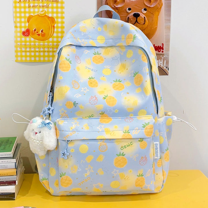 Fun Pineapple-Themed School Backpack Stornfield