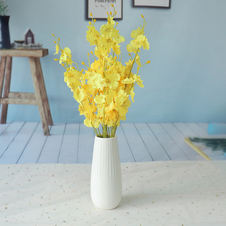 Lifelike Floral Arrangement in Elegant Vase