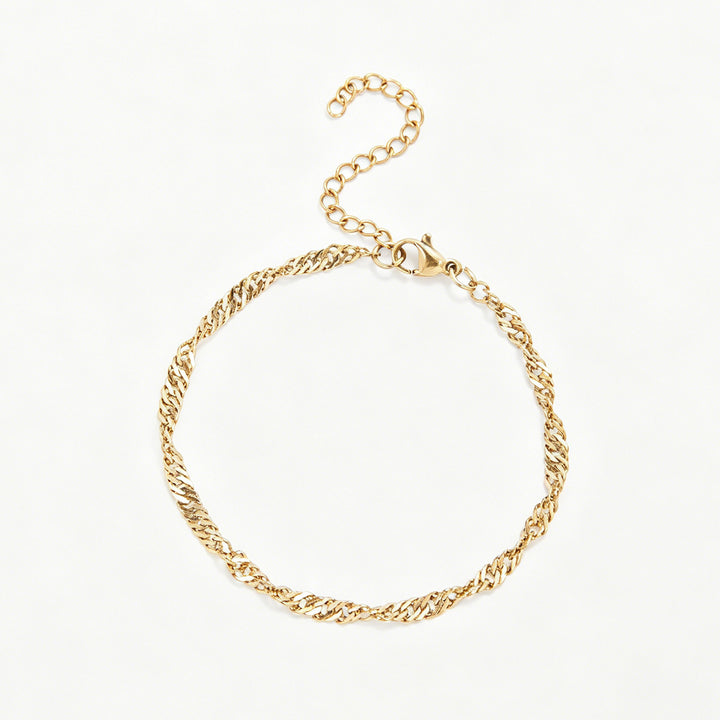 Textured Twisted Chain Bracelet Stornfield