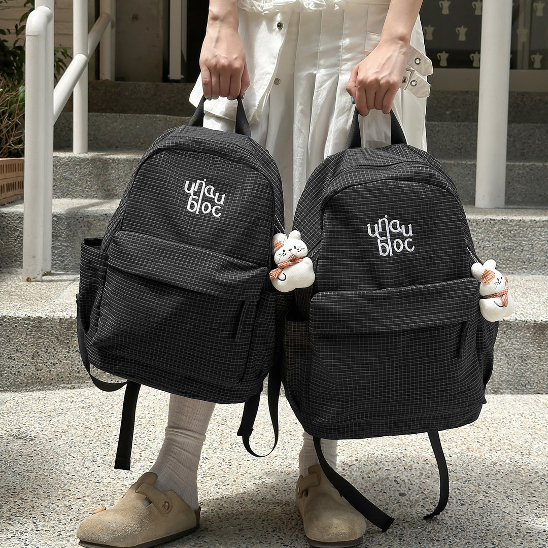 Stylish Checked Design Backpack Stornfield