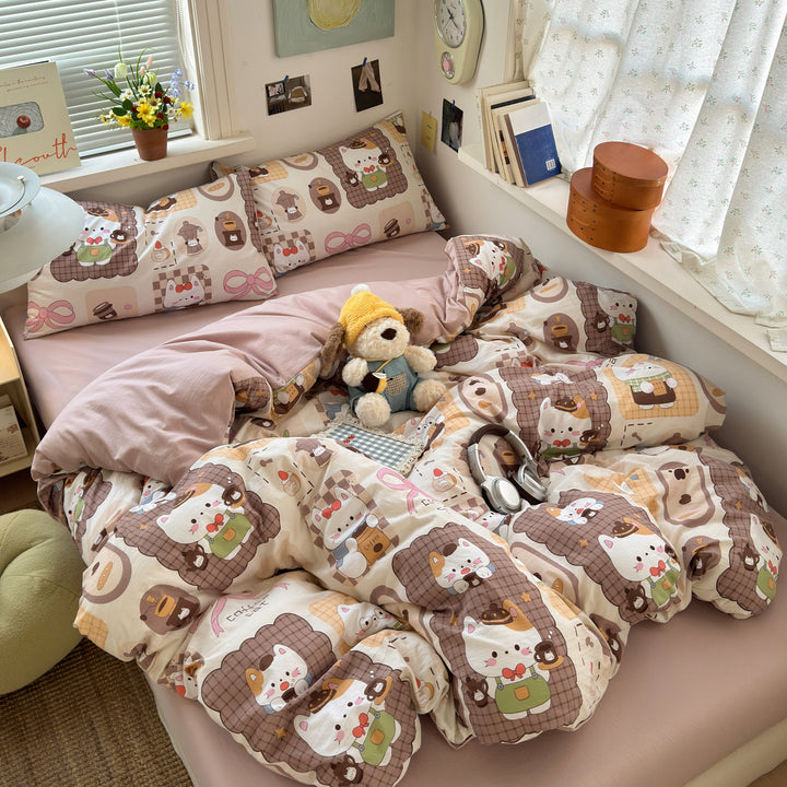 Bear-Themed Duvet Cover Set