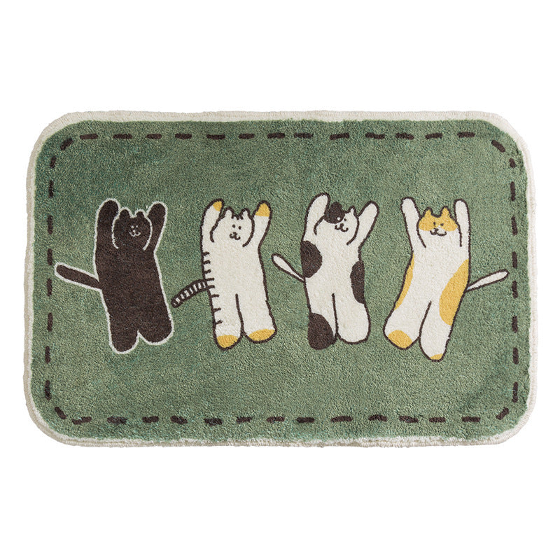 Floral Emblazoned Area Mat Stornfield