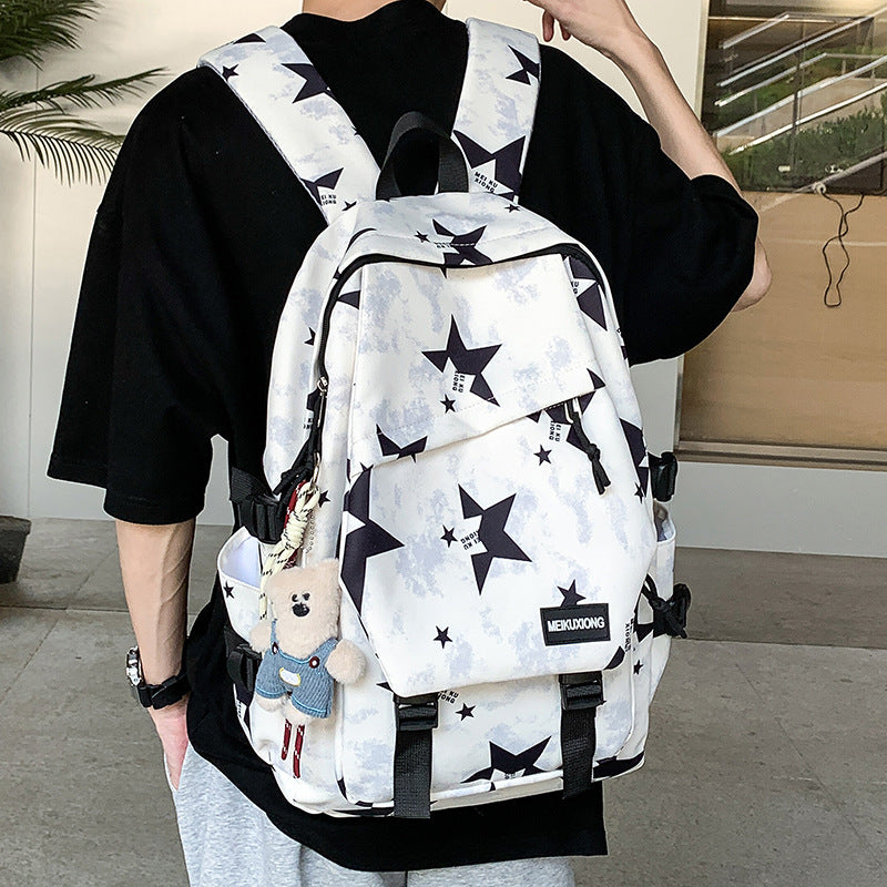 Fun Star-Patterned Backpack Stornfield