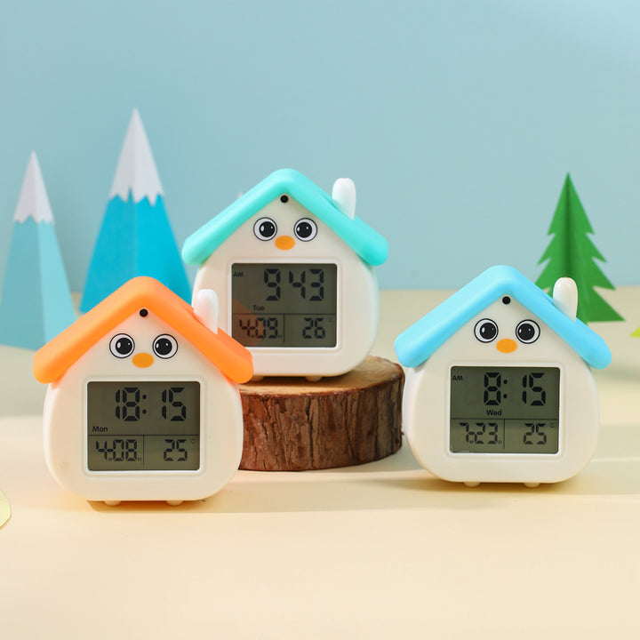 Digital Alarm Clock in Cute House Design Stornfield