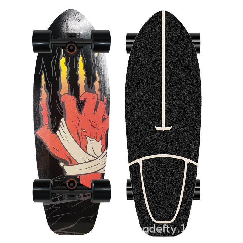 Artistic Lion Design Skateboard Stornfield