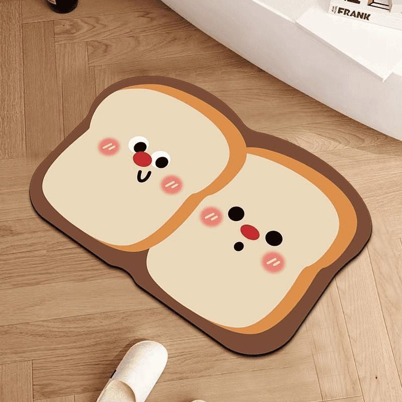 Cute Dog-Themed Indoor Bath Mat