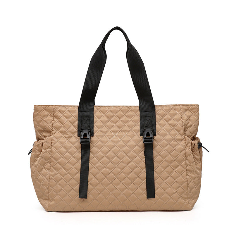Quilted Multi-Compartment Tote Bag Stornfield