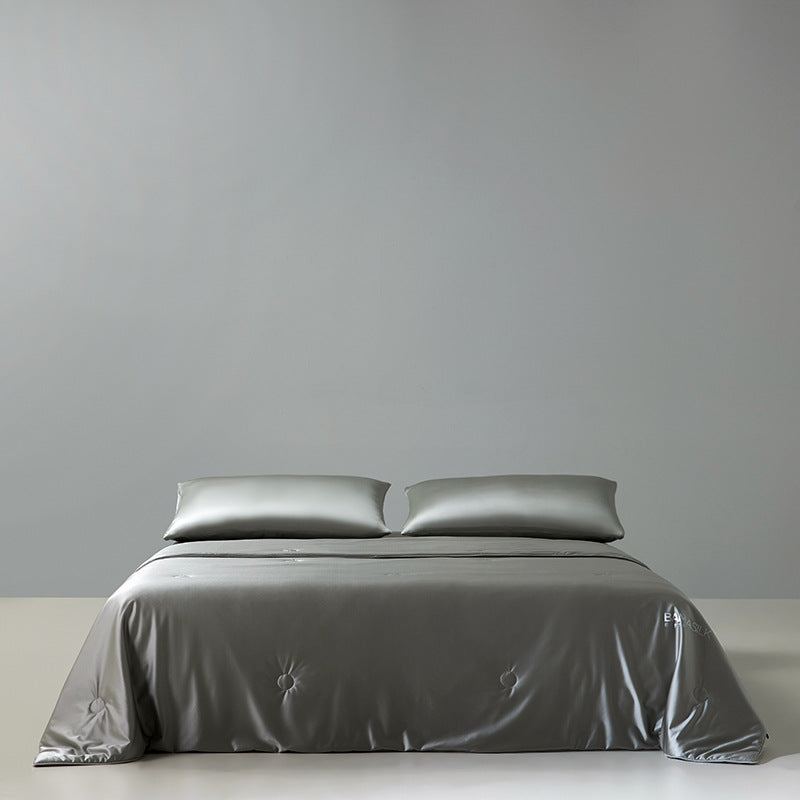 Women Luxury Satin Duvet with Elegant Button Structure Stornfield