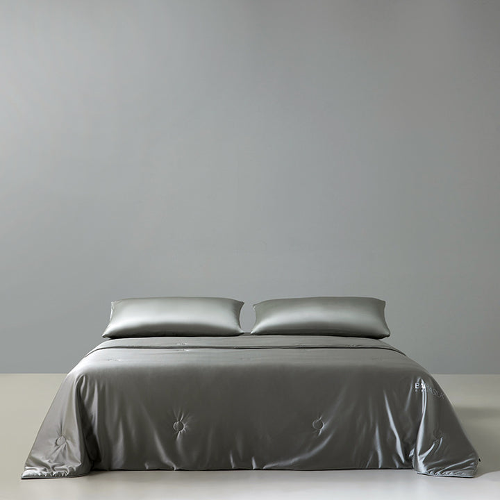 Women Luxury Satin Duvet with Elegant Button Structure Stornfield