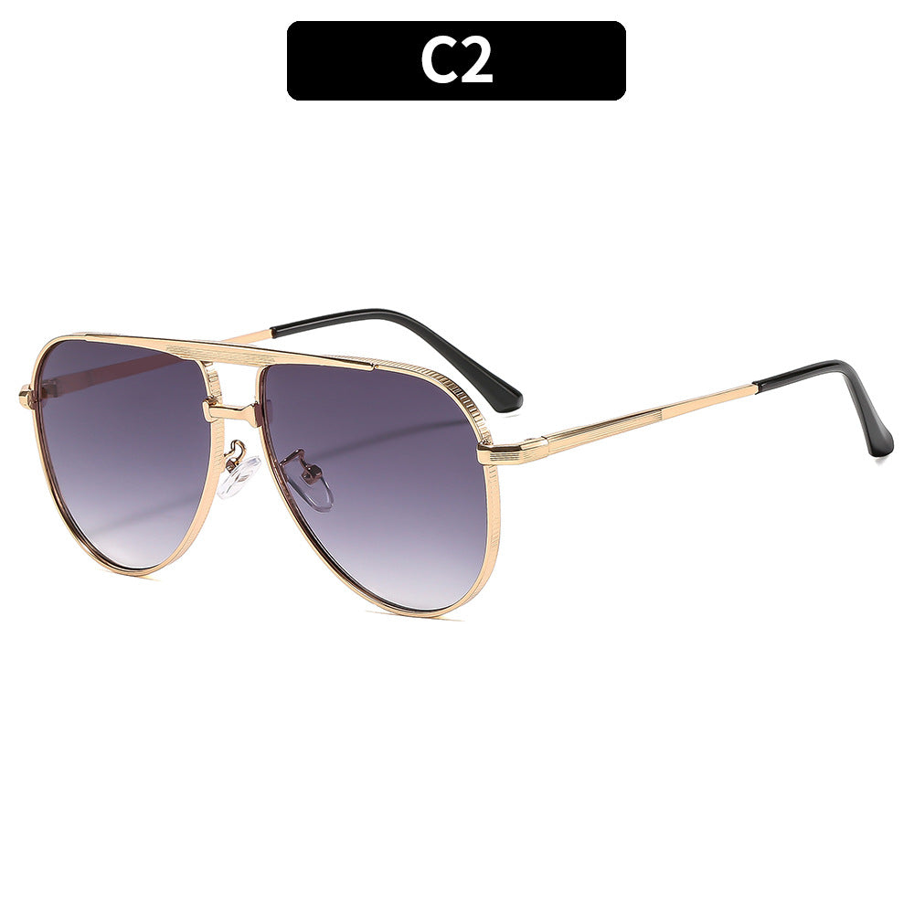 Ladies fashion aviator sunglasses with elegant metal frame and UV400 protection Stornfield