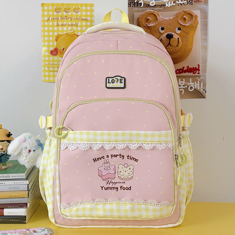 Fun-Themed Multi-Pocket Backpack Stornfield