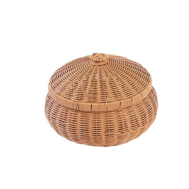 Handcrafted Natural Fiber Storage Container Stornfield