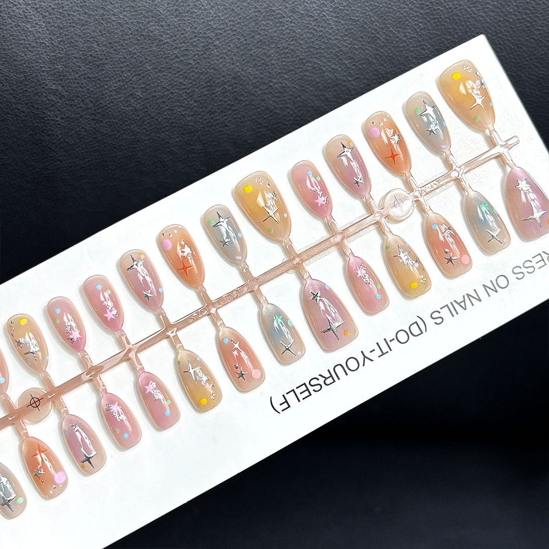 Decorative Press-On Nail Art Set Stornfield