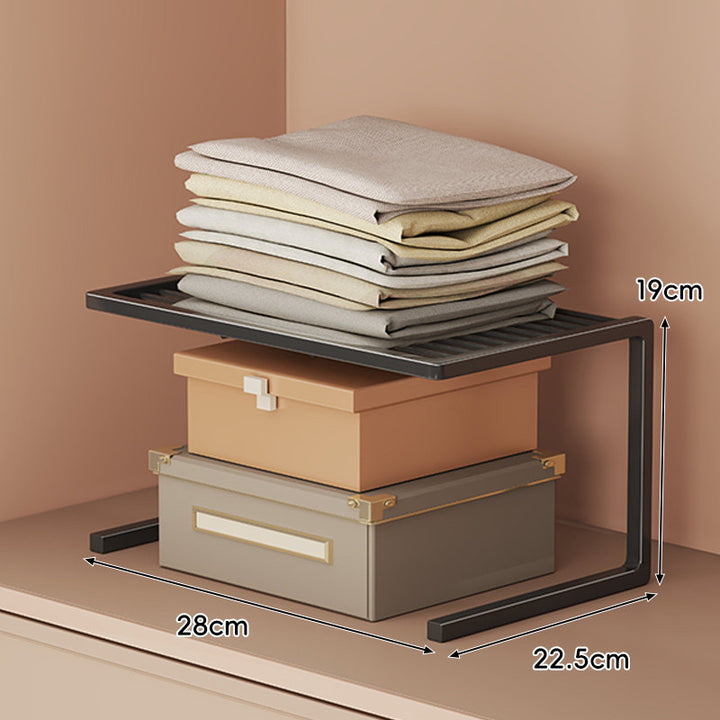 Compact Countertop Multi-Level Metal Organizer Shelf Riser