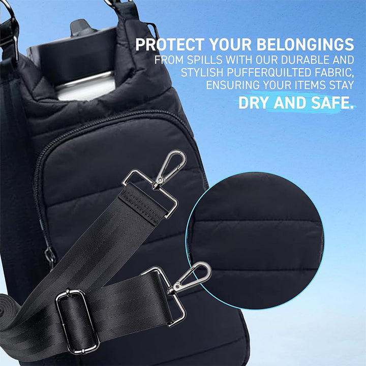Insulated Water Bottle Carrying Bag with Versatile Compartments Stornfield