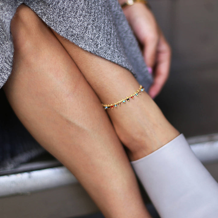 Colorful Beaded Ankle Bracelet Stornfield