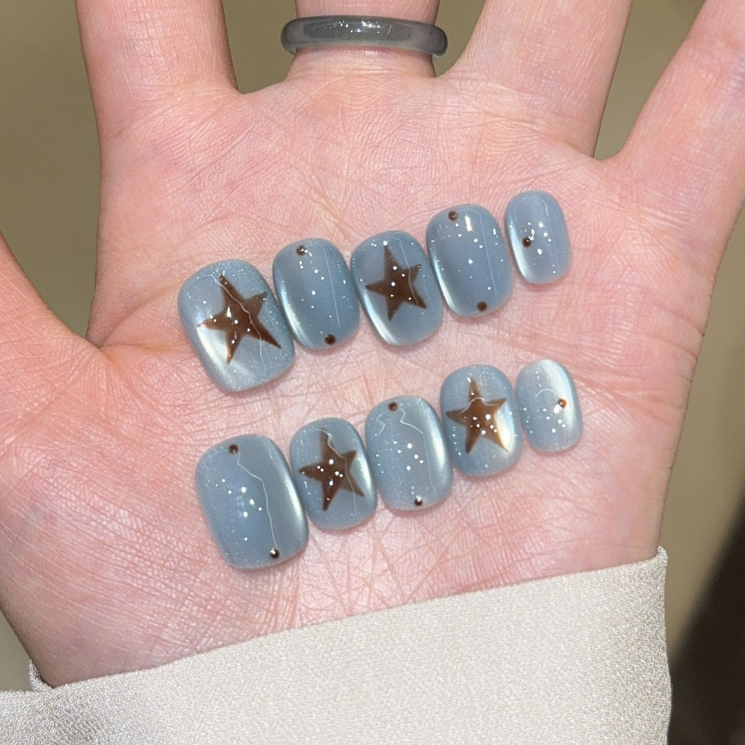 Artificial Nail Tips with Star Design Stornfield