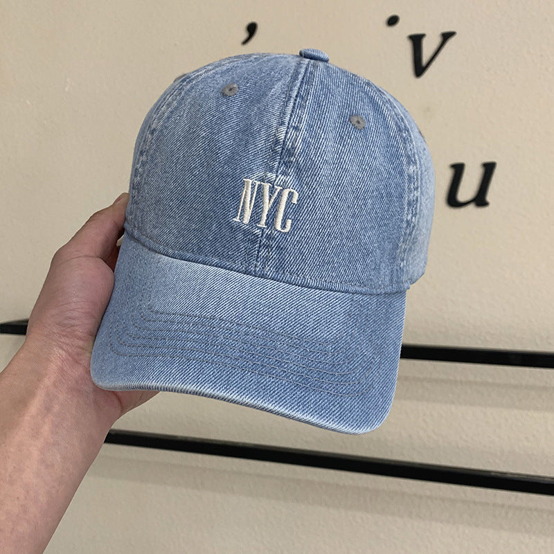 Women's Vintage-Inspired Denim Baseball Cap Stornfield