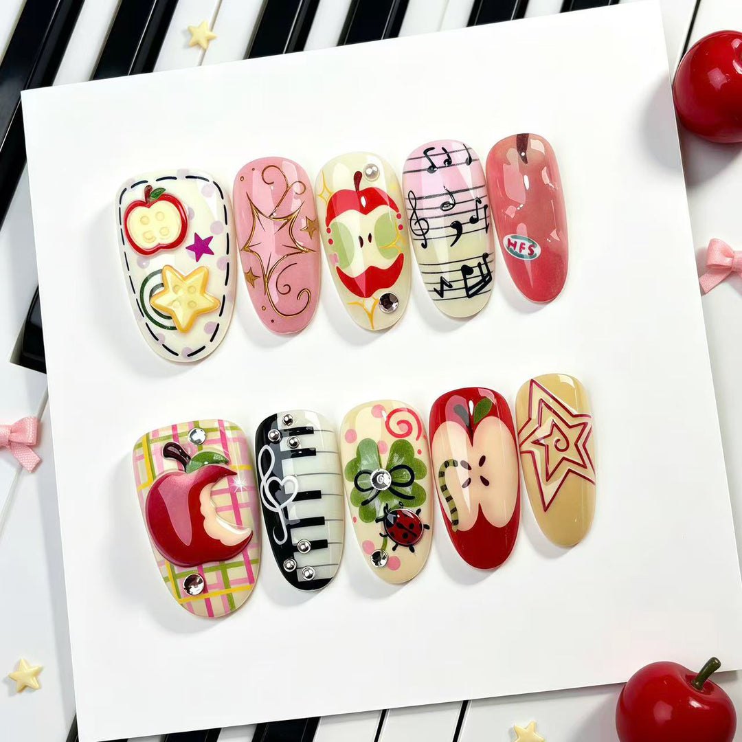 Artistic Nail Art Press-On Set 1790745389