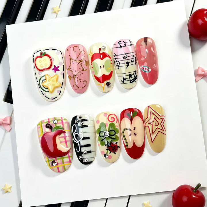 Artistic Nail Art Press-On Set 1790745389