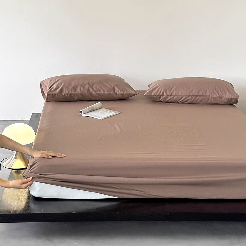 Cooling Bamboo-Blend Deep-Pocket Fitted Sheet and Pillowcase Set