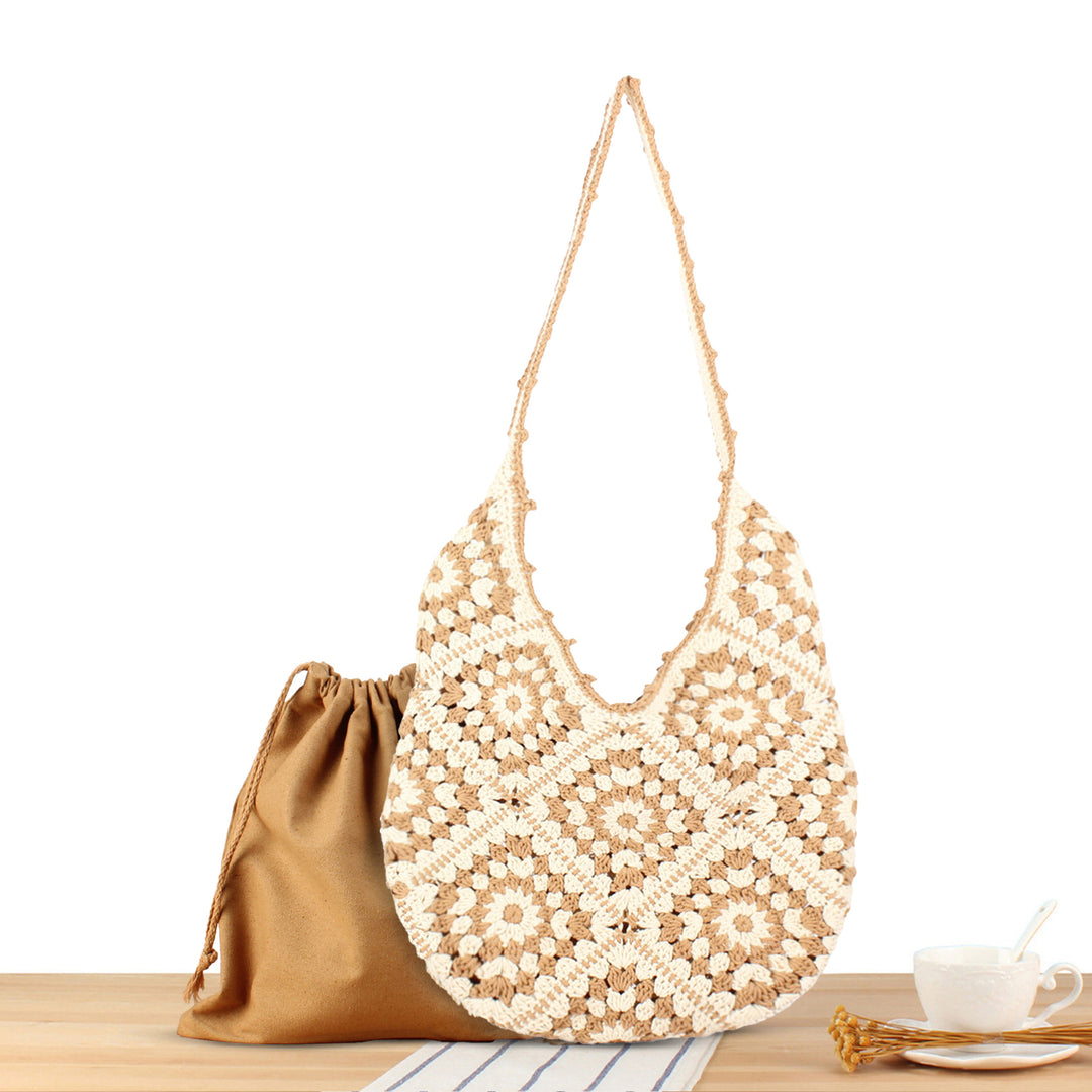 Handbag in modern crochet pattern Stornfield
