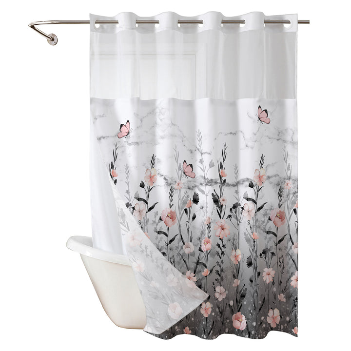 Floral Design Shower Curtain Stornfield